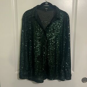 Express sequined blouse